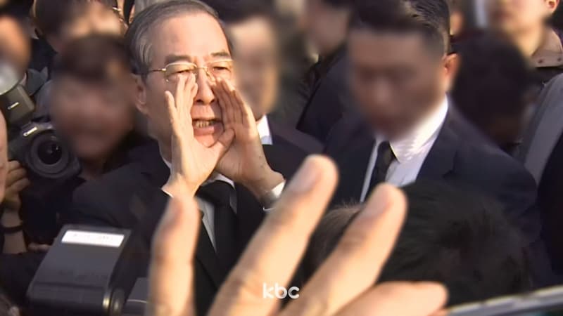 [영상]"저도 호남 사람입니다"..5·18묘지 '참배 무산' 한덕수